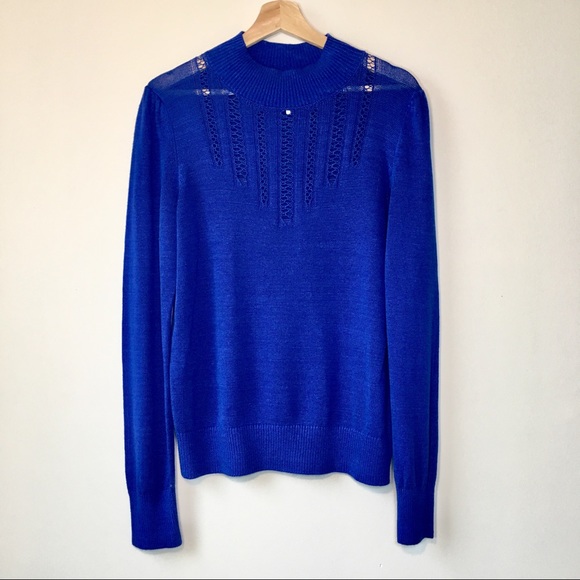 Free People Sweaters - Free People Time After Time Blue Sweater Large NWT